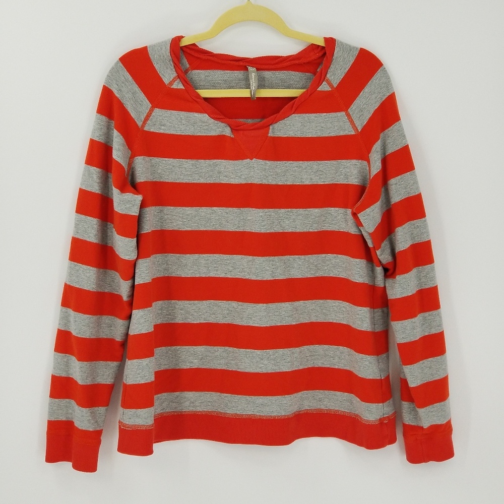 Hanna Andersson Scoop Neckline Stripe Sweater